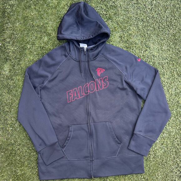 Nike Other - Nike Thermal Fit NFL Atlanta Falcons Full Zip Activewear Hoodie Sweatshirt XXL
